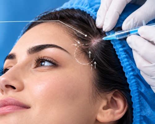 Exosome Hair Therapy consultation and treatment