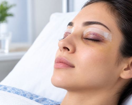 Blepharoplasty recovery